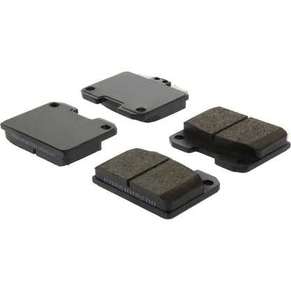 StopTech Street Brake Pads; Rear With Shims And Hardware