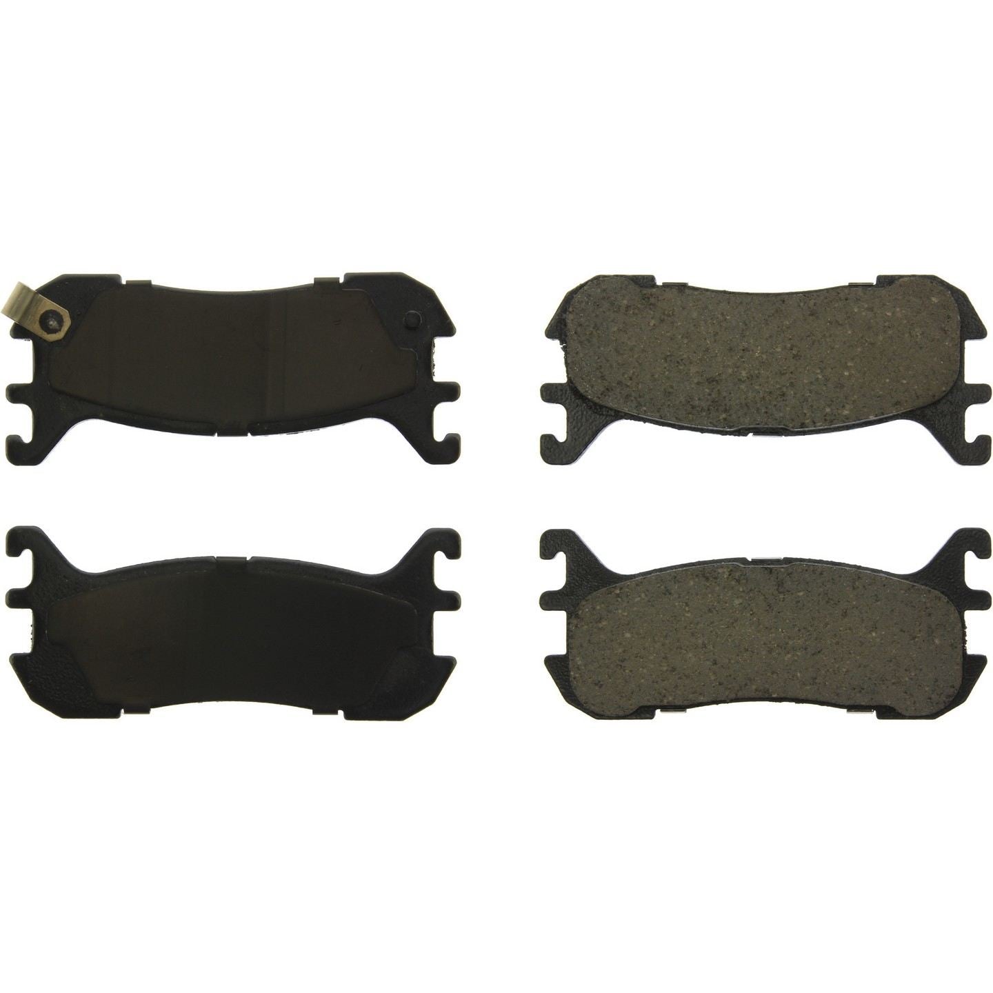 StopTech Street Brake Pads; Rear With Shims