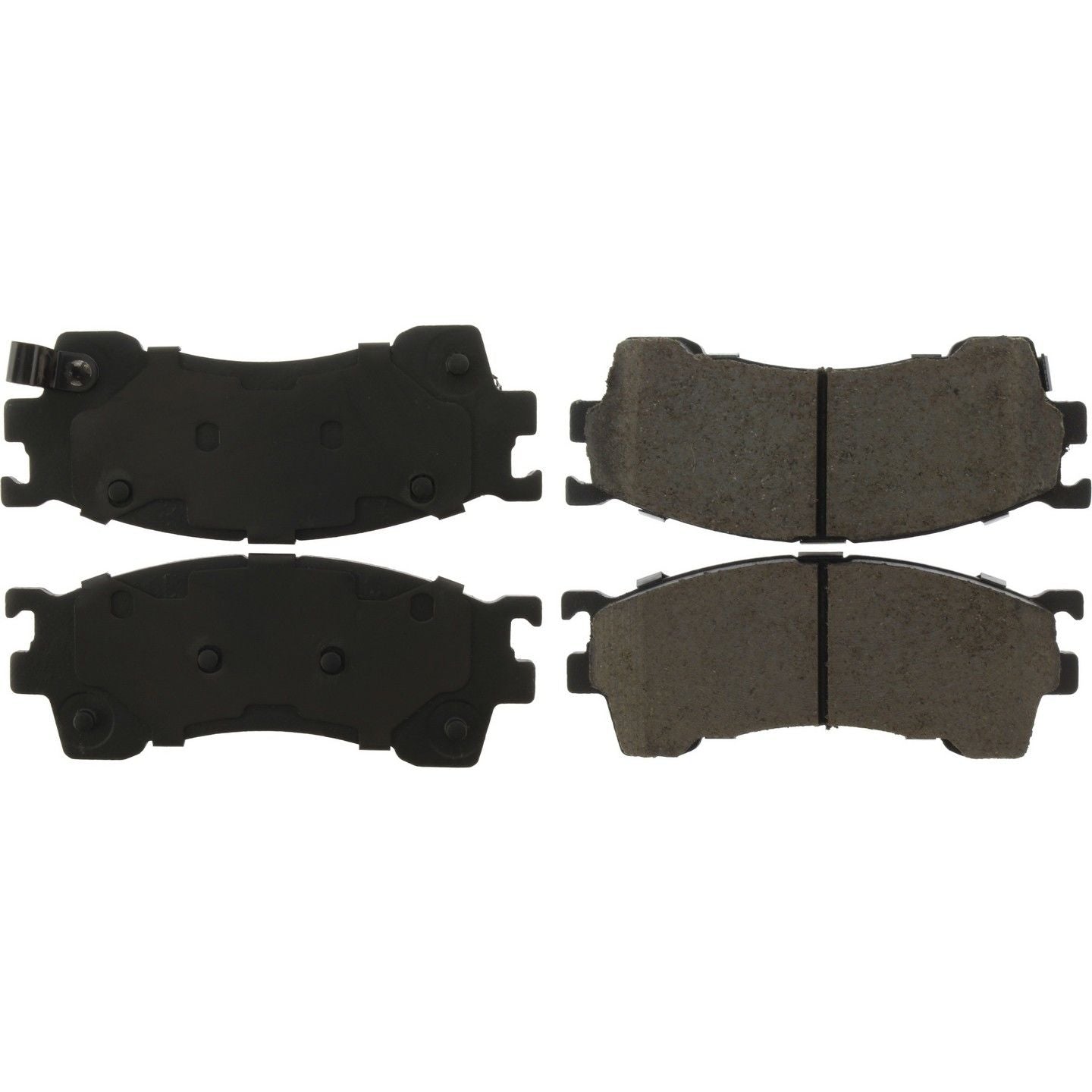 StopTech Street Brake Pads; Front With Shims