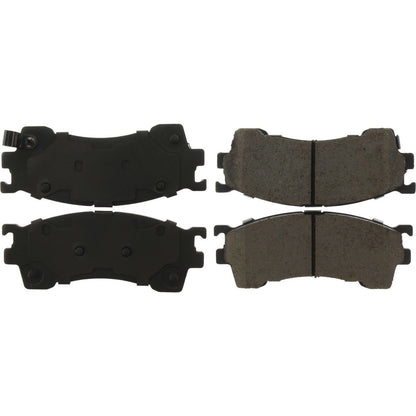 StopTech Street Brake Pads; Front With Shims