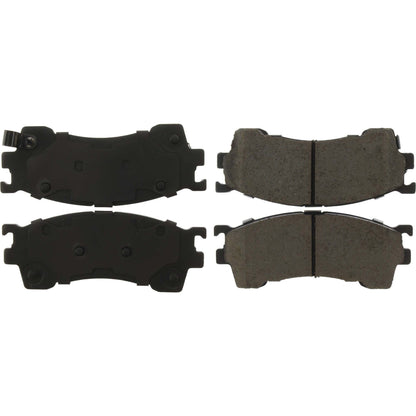 StopTech Street Brake Pads; Front With Shims