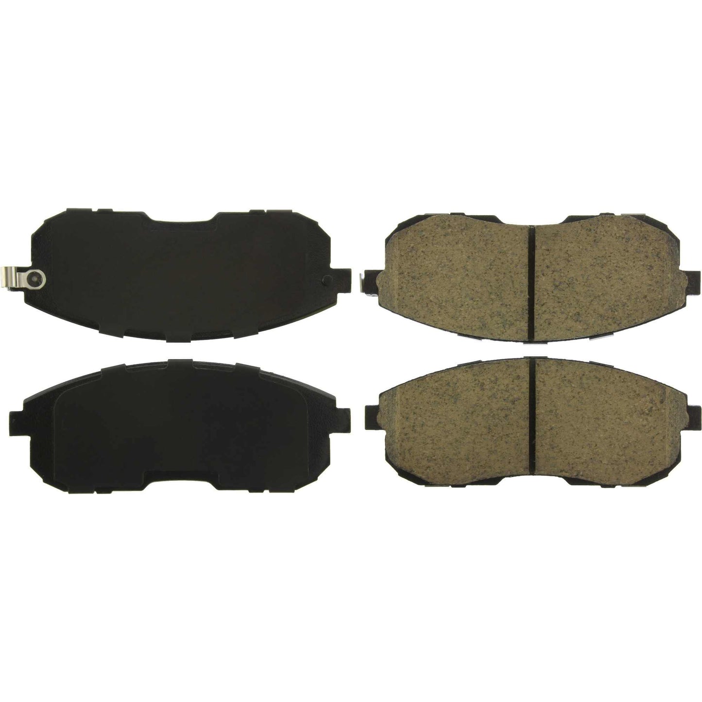 StopTech Street Brake Pads; Front With Shims