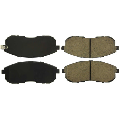 StopTech Street Brake Pads; Front With Shims