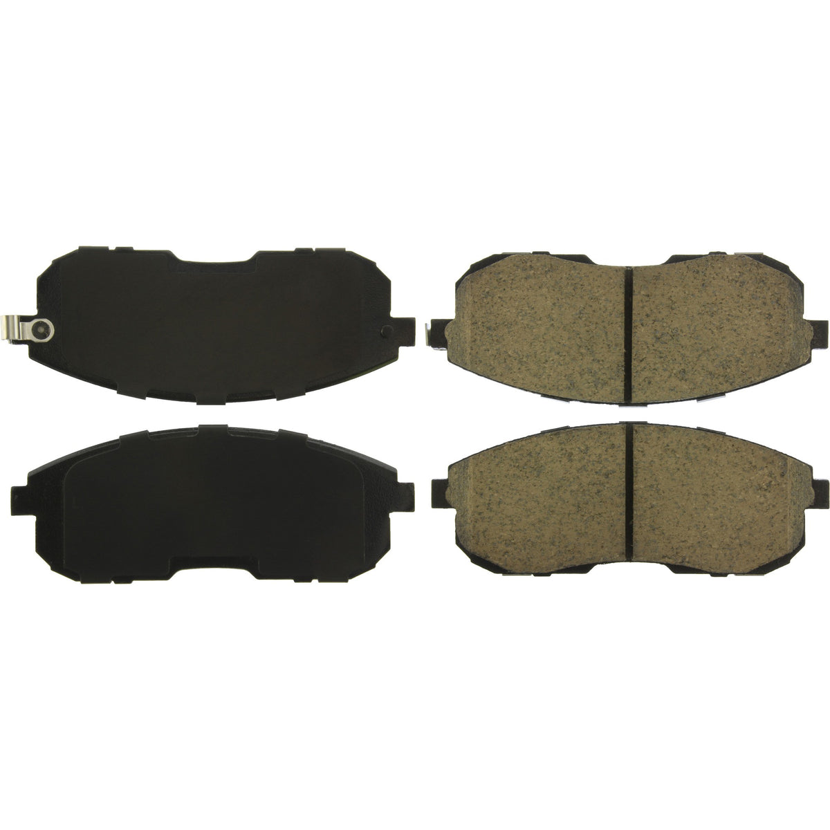 StopTech Street Brake Pads; Front With Shims