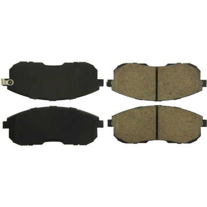 StopTech Street Brake Pads; Front With Shims