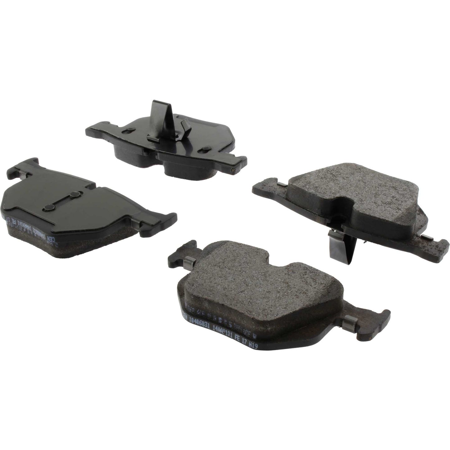 StopTech Street Brake Pads; Rear With Shims