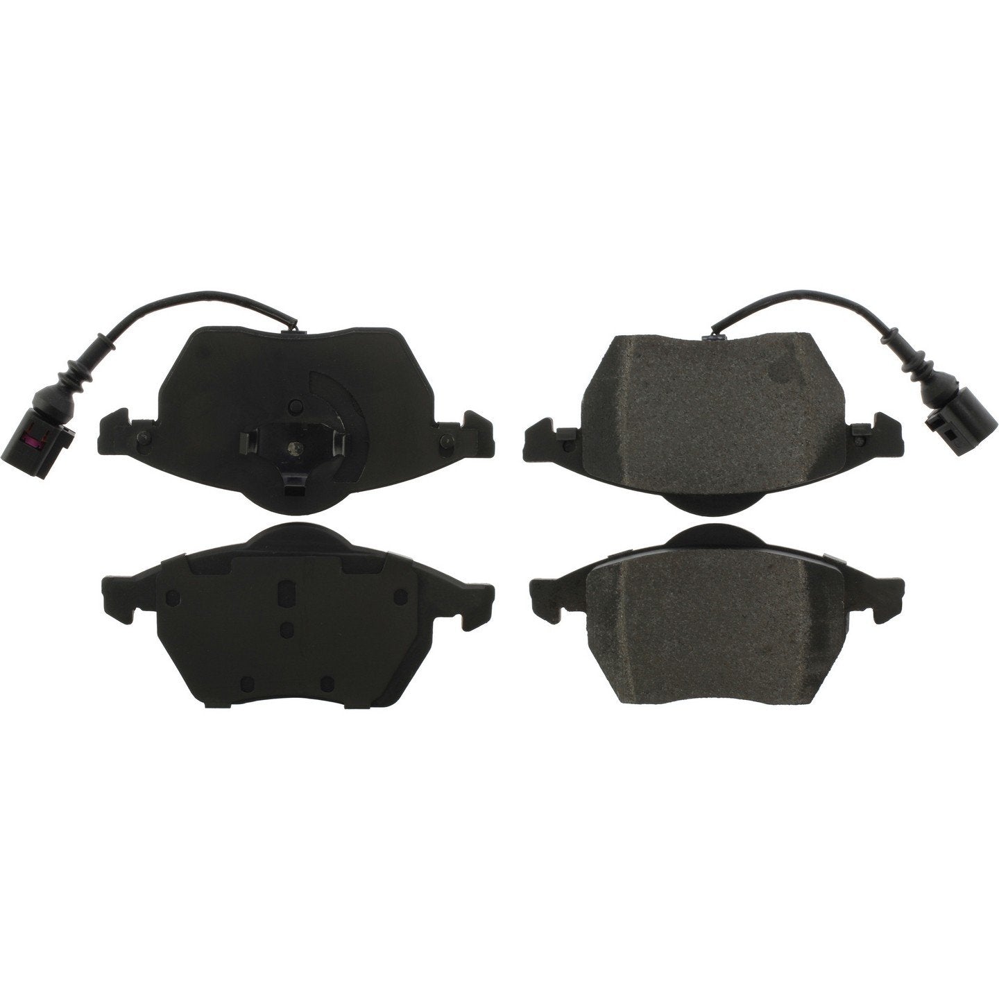 StopTech Street Brake Pads; Front With Shims