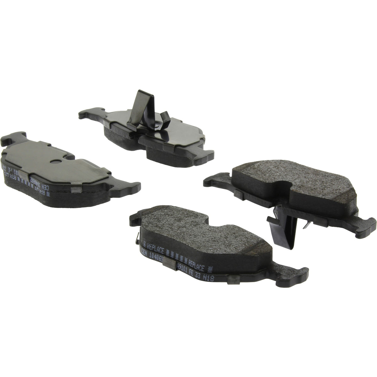 StopTech Street Brake Pads; Rear With Shims