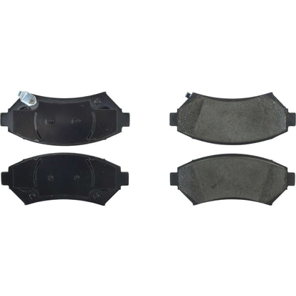 StopTech Street Brake Pads; Front With Shims