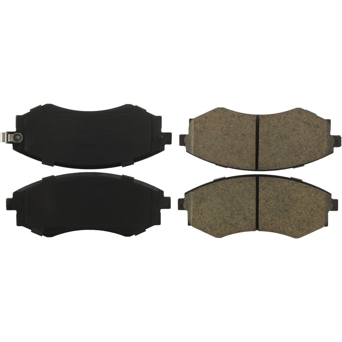 StopTech Street Brake Pads; Front With Shims