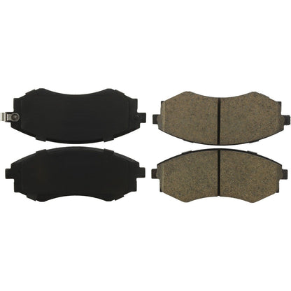StopTech Street Brake Pads; Front With Shims