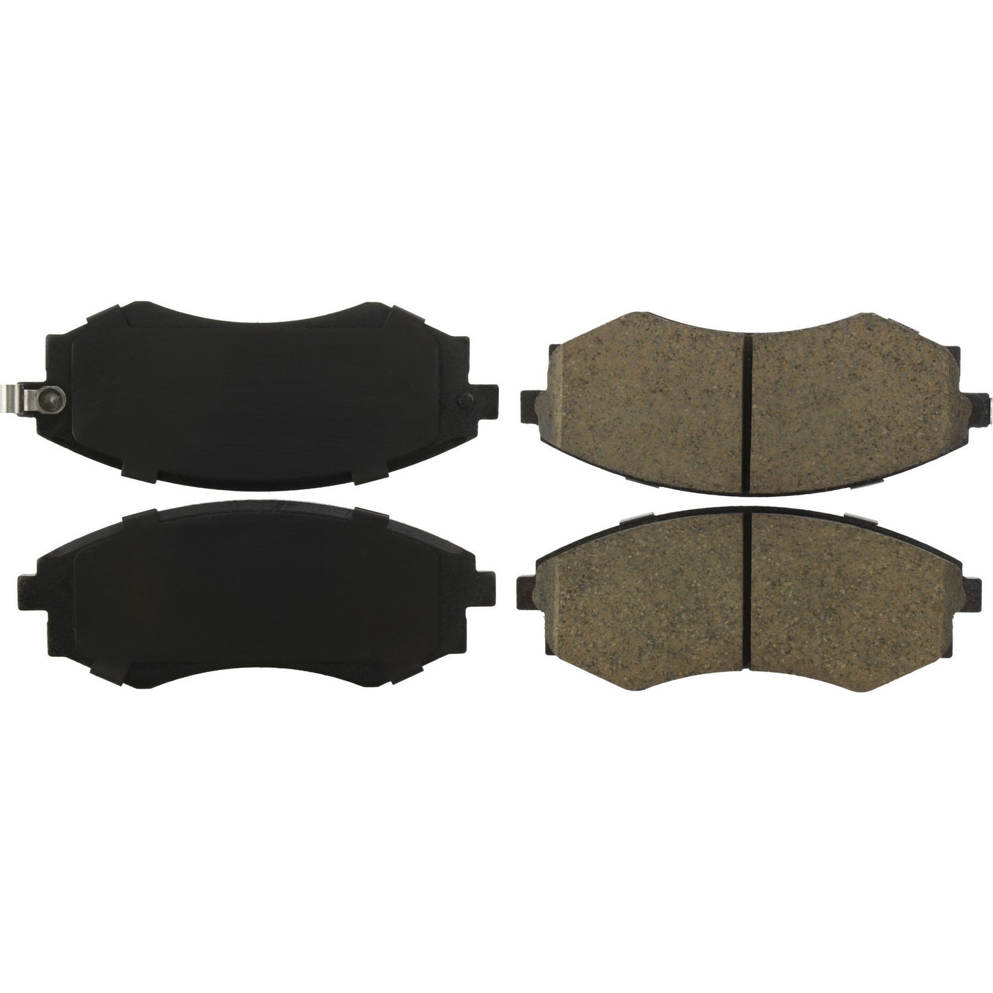 StopTech Street Brake Pads; Front With Shims