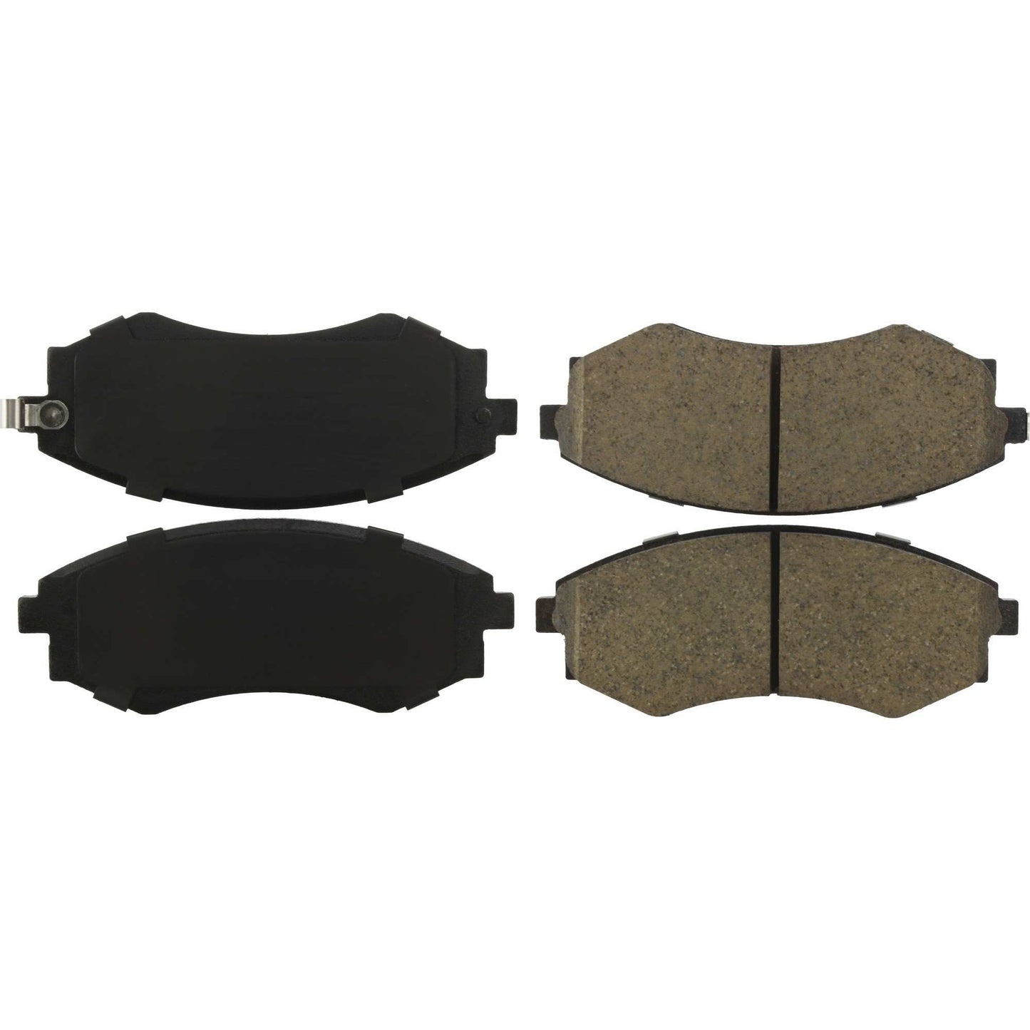 StopTech Street Brake Pads; Front With Shims