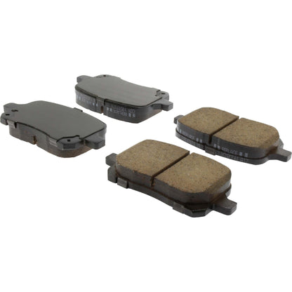 StopTech Street Brake Pads; Front With Shims