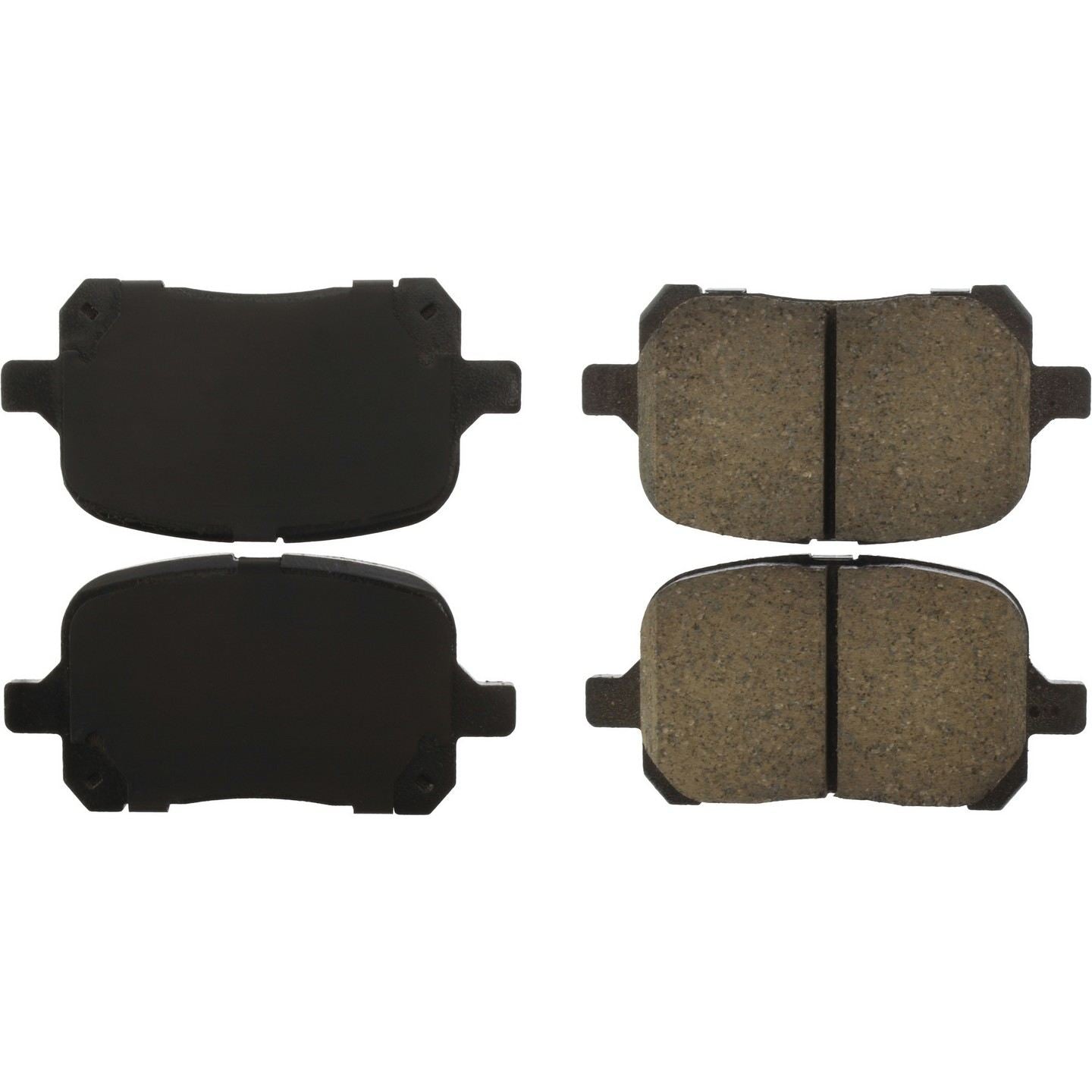 StopTech Street Brake Pads; Front With Shims