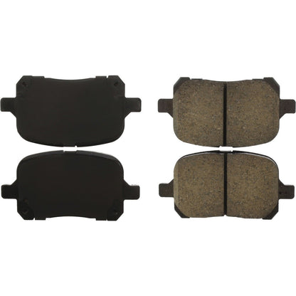 StopTech Street Brake Pads; Front With Shims