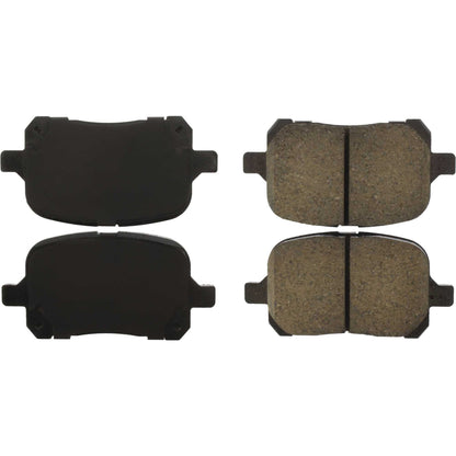 StopTech Street Brake Pads; Front With Shims