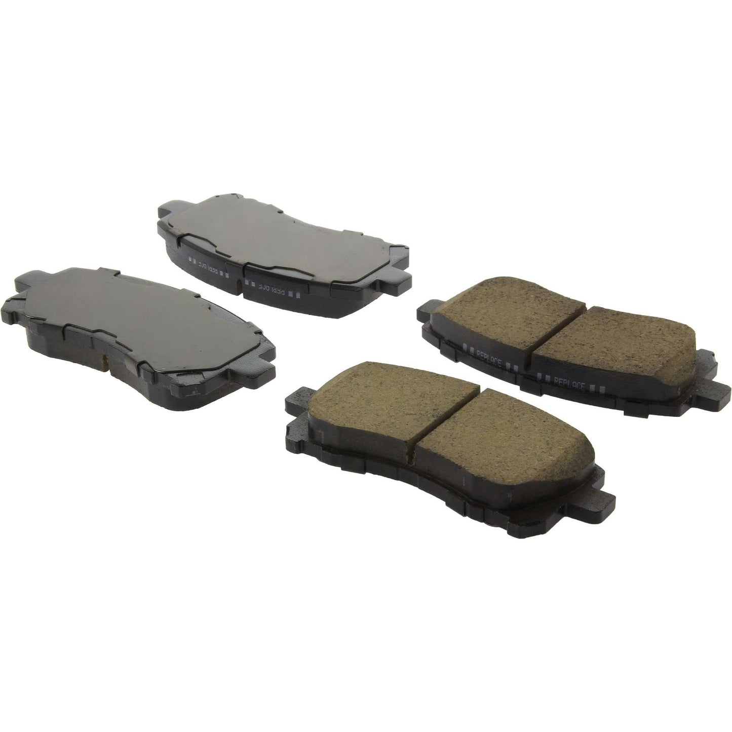 StopTech Street Brake Pads; Front With Shims