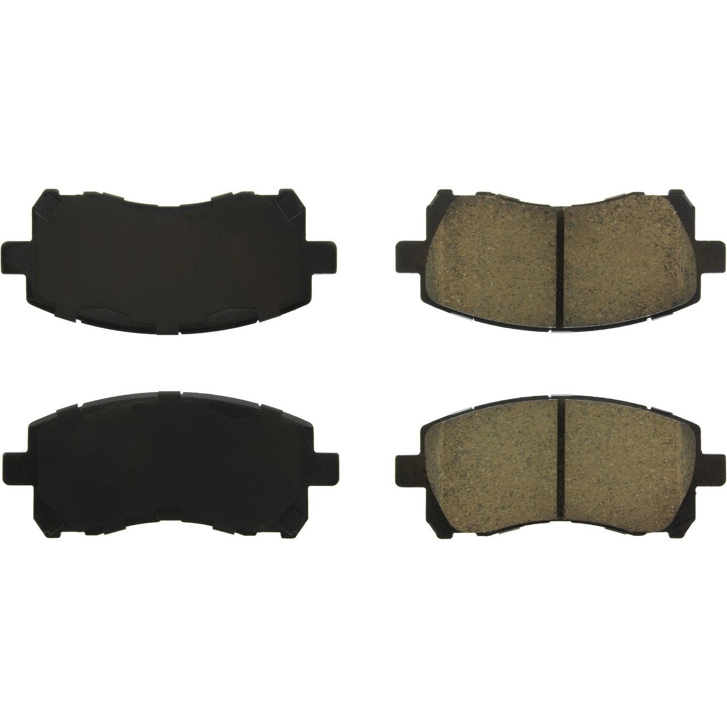 StopTech Street Brake Pads; Front With Shims