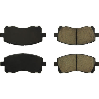 StopTech Street Brake Pads; Front With Shims