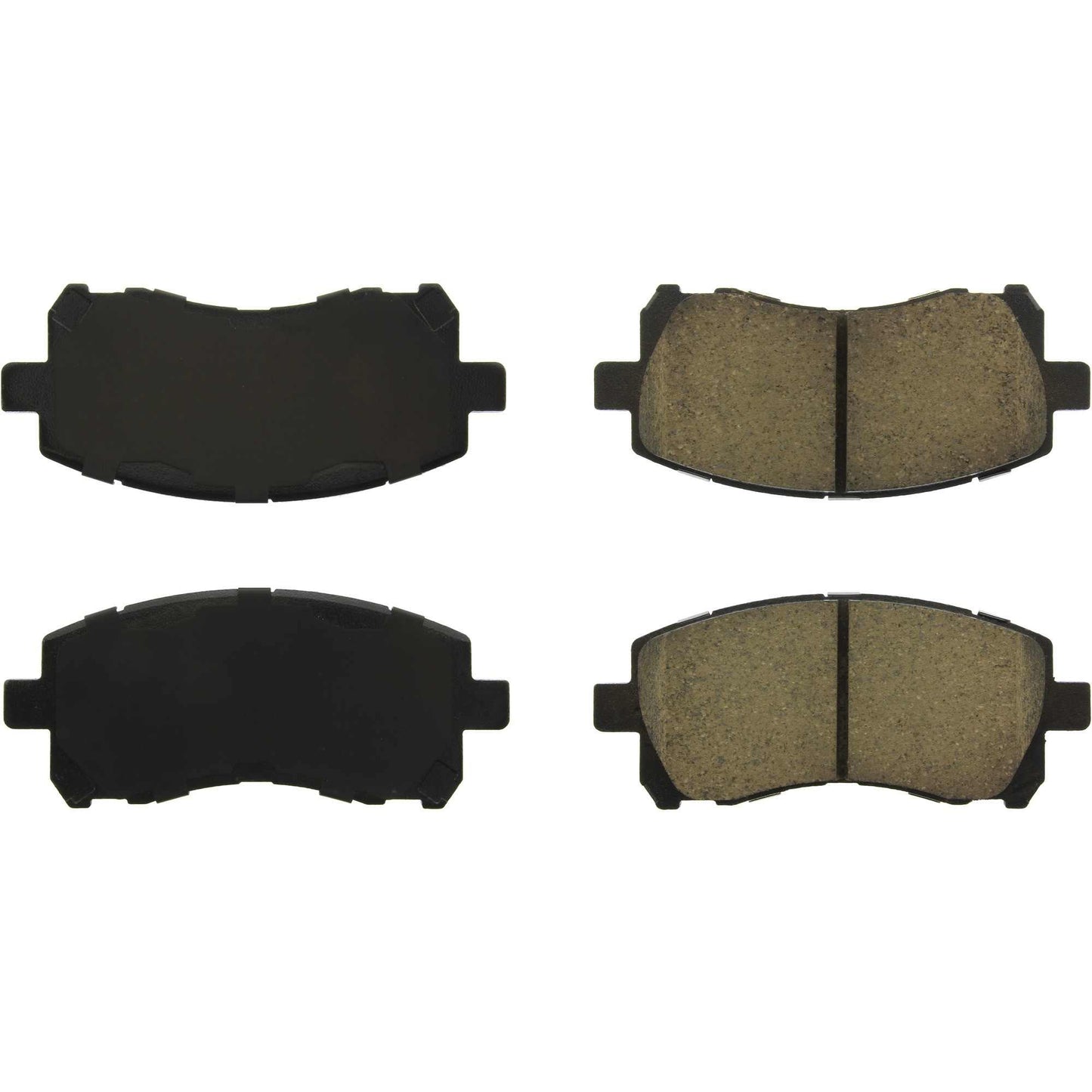 StopTech Street Brake Pads; Front With Shims