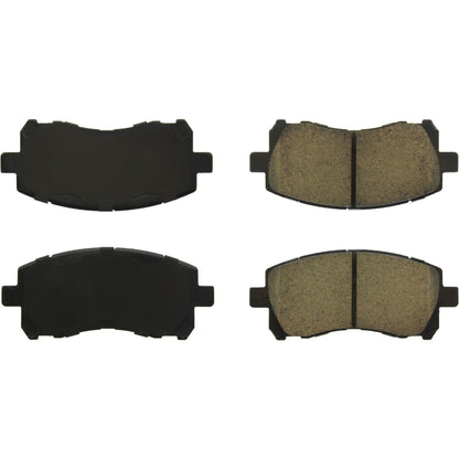 StopTech Street Brake Pads; Front With Shims