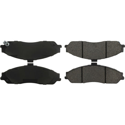 StopTech Street Brake Pads; Front With Shims