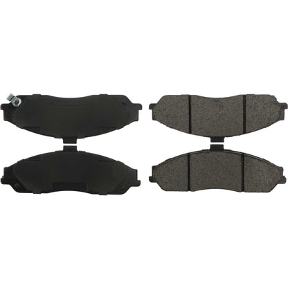 StopTech Street Brake Pads; Front With Shims