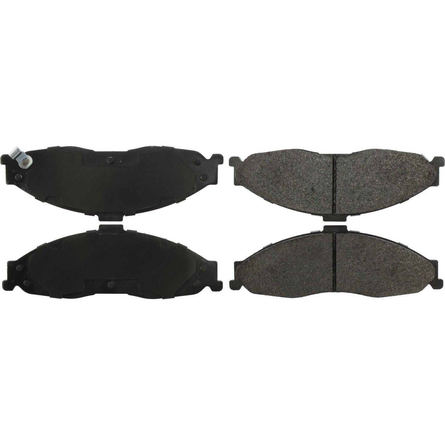 StopTech Street Brake Pads; Front With Shims