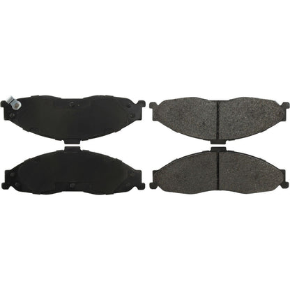 StopTech Street Brake Pads; Front With Shims