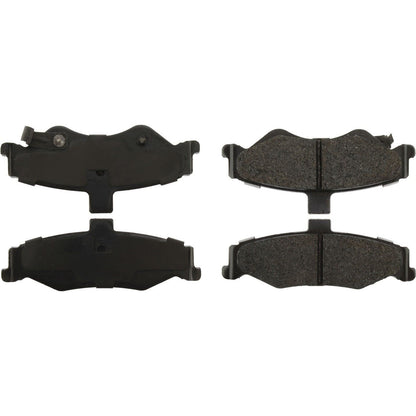 StopTech Street Brake Pads; Rear With Shims