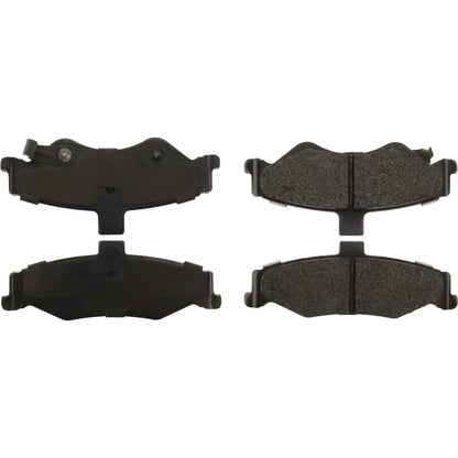 StopTech Street Brake Pads; Rear With Shims