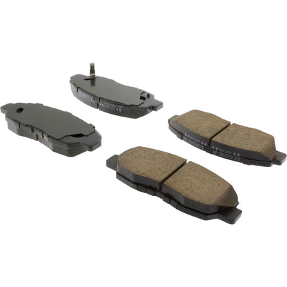 StopTech Street Brake Pads; Front With Shims