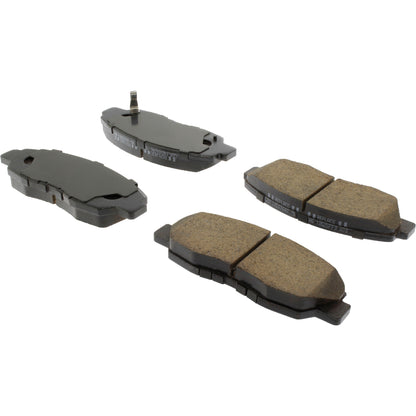 StopTech Street Brake Pads; Front With Shims