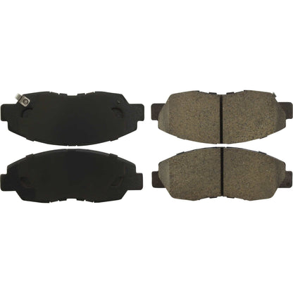 StopTech Street Brake Pads; Front With Shims