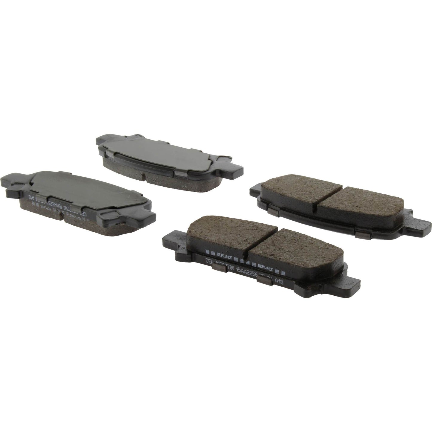 StopTech Street Brake Pads; Rear With Shims
