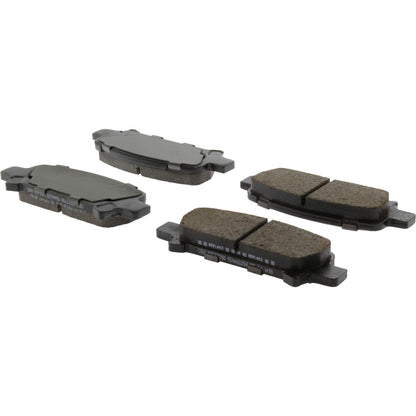 StopTech Street Brake Pads; Rear With Shims