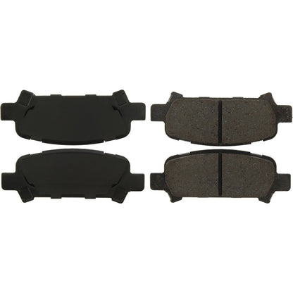StopTech Street Brake Pads; Rear With Shims
