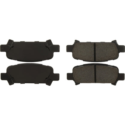 StopTech Street Brake Pads; Rear With Shims