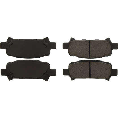 StopTech Street Brake Pads; Rear With Shims