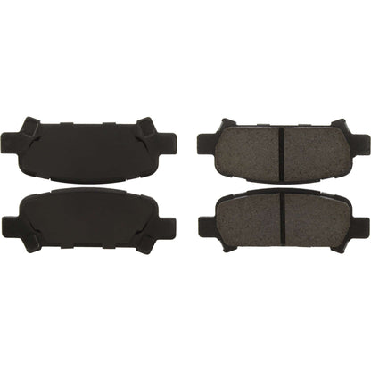 StopTech Street Brake Pads; Rear With Shims