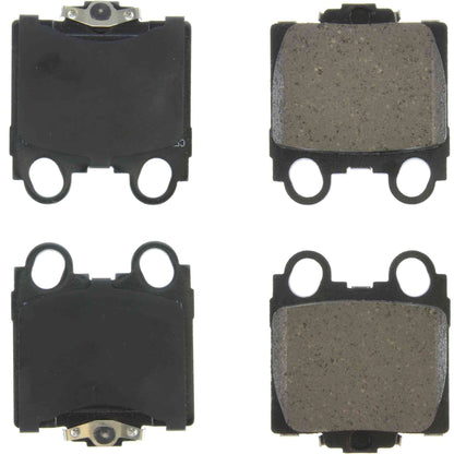 StopTech Street Brake Pads; Rear With Shims