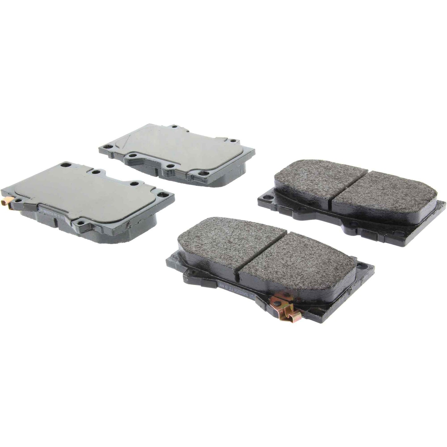 StopTech Street Brake Pads; Front With Shims