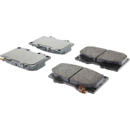 StopTech Street Brake Pads; Front With Shims