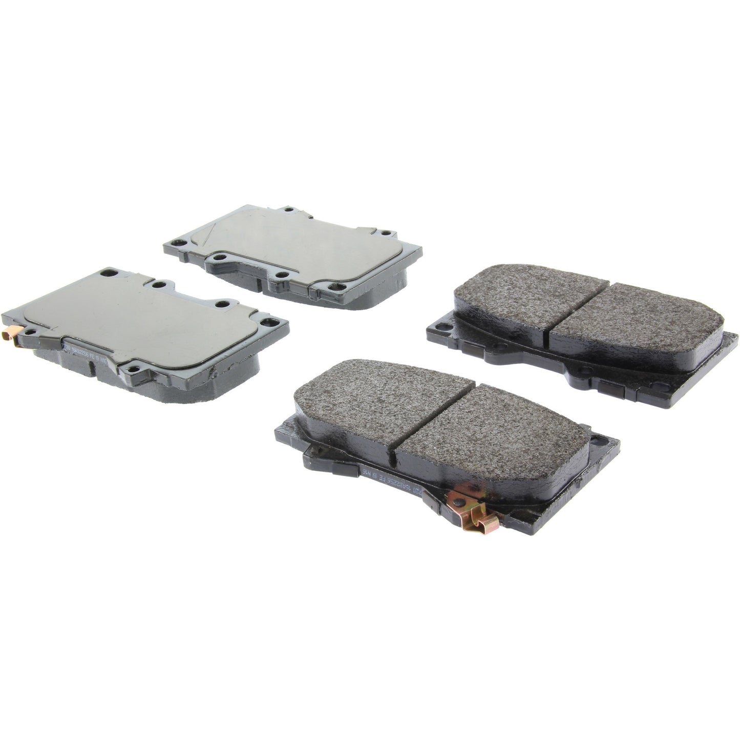 StopTech Street Brake Pads; Front With Shims