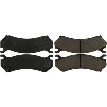 StopTech Street Brake Pads; Front, Rear With Shims