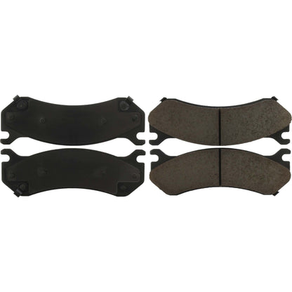 StopTech Street Brake Pads; Front, Rear With Shims