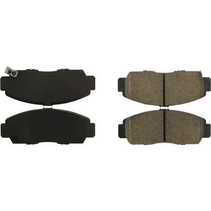 StopTech Street Brake Pads; Front With Shims
