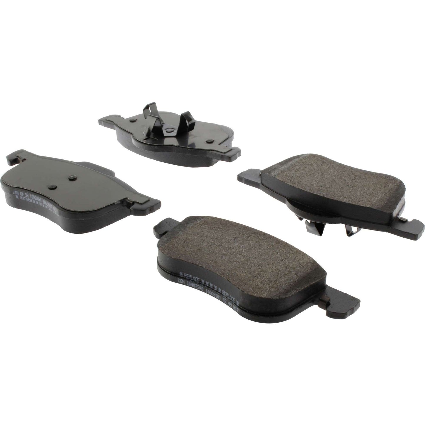 StopTech Street Brake Pads; Front With Shims