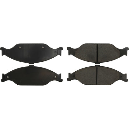 StopTech Street Brake Pads; Front With Shims